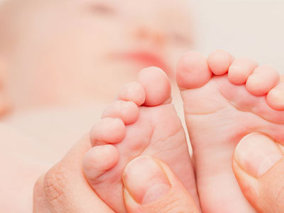 Reflexology for babies, toddlers and children